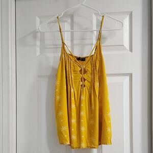 Volcom Yellow Star Camisole Top
